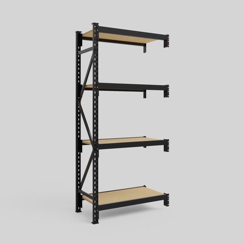 Longspan Metal Shelving - 2100mm High - Add-On Bay - Particleboard Shelf