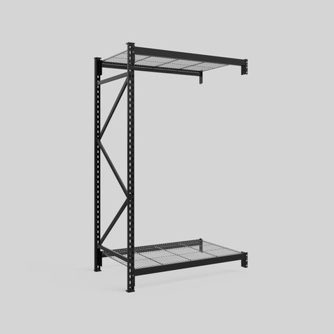 Longspan Metal Shelving - 2100mm High - Add-On Bay - Mesh Shelf
