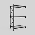 Longspan Metal Shelving - 2100mm High - Add-On Bay - Mesh Shelf