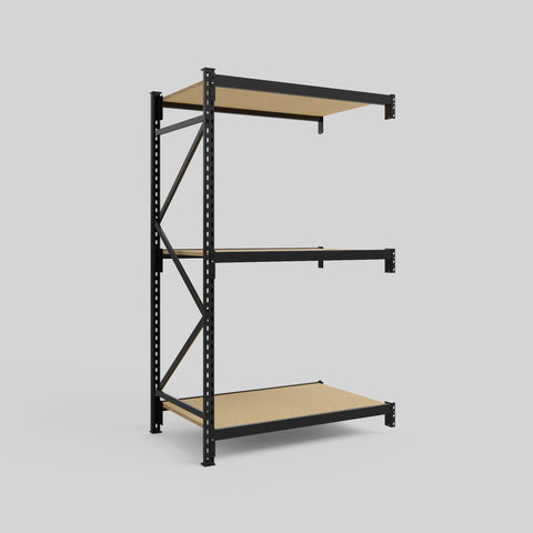 Longspan Metal Shelving - 2100mm High - Add-On Bay - Particleboard Shelf