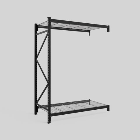 Longspan Metal Shelving - 2100mm High - Add-On Bay - Mesh Shelf