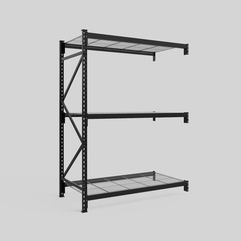 Longspan Metal Shelving - 2100mm High - Add-On Bay - Mesh Shelf