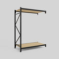 Longspan Metal Shelving - 2100mm High - Add-On Bay - Particleboard Shelf