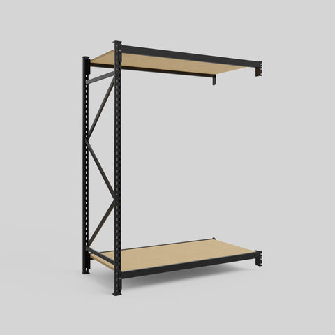 Longspan Metal Shelving - 2100mm High - Add-On Bay - Particleboard Shelf