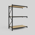 Longspan Metal Shelving - 2100mm High - Add-On Bay - Particleboard Shelf