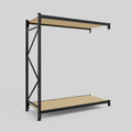 Longspan Metal Shelving - 2100mm High - Add-On Bay - Particleboard Shelf