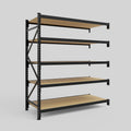 Longspan Metal Shelving - 2100mm High - Add-On Bay - Particleboard Shelf