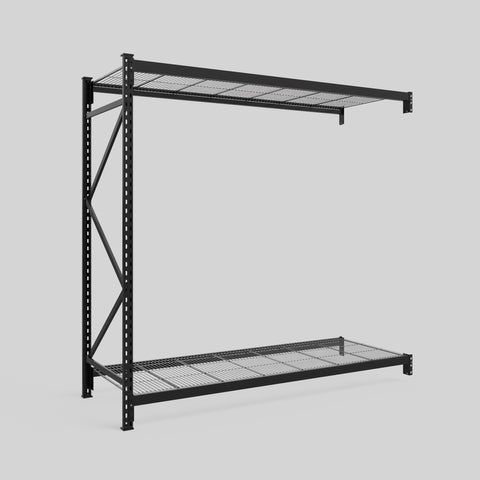 Longspan Metal Shelving - 2100mm High - Add-On Bay - Mesh Shelf