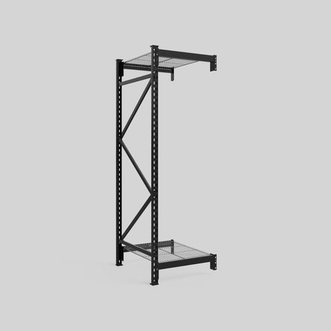 Longspan Metal Shelving - 2100mm High - Add-On Bay - Mesh Shelf