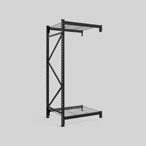 Longspan Metal Shelving - 2100mm High - Add-On Bay - Mesh Shelf