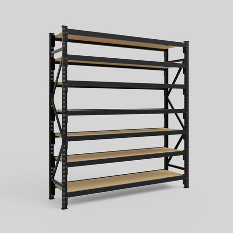 Longspan Metal Shelving - 2100mm High - Full Bay - Particleboard Shelf
