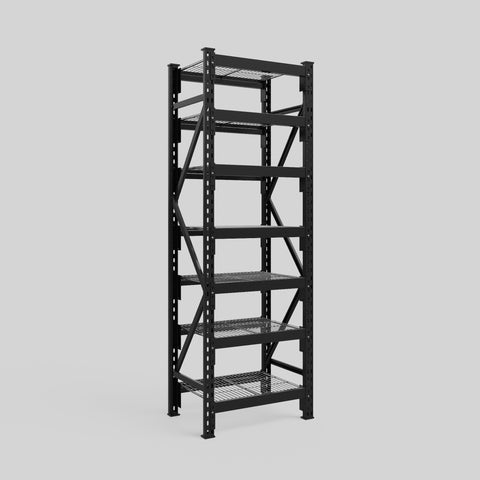 Longspan Metal Shelving - 2100mm High - Full Bay - Mesh Shelf
