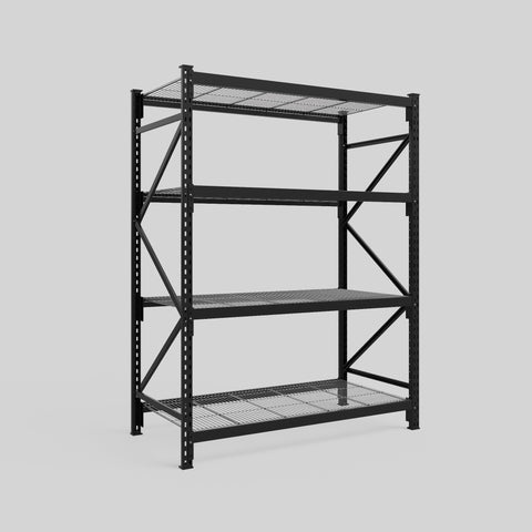 Longspan Metal Shelving - 2100mm High - Full Bay - Mesh Shelf