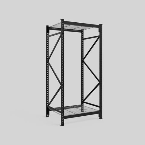 Longspan Metal Shelving - 2100mm High - Full Bay - Mesh Shelf