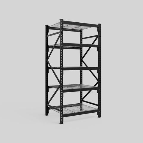 Longspan Metal Shelving - 2100mm High - Full Bay - Mesh Shelf