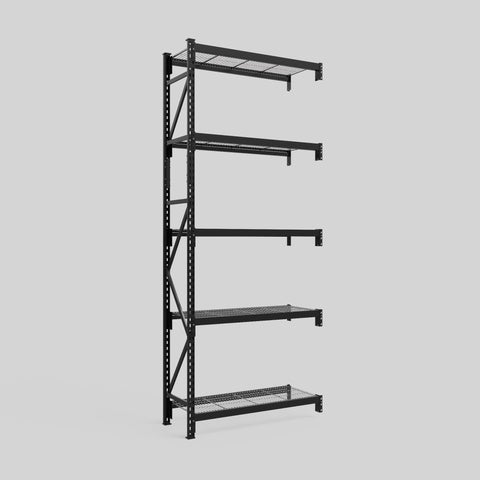 Longspan Metal Shelving - 3100mm High - Add-On Bay - Mesh Shelf