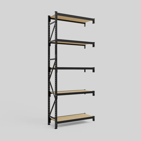 Longspan Metal Shelving - 3100mm High - Add-On Bay - Particleboard Shelf