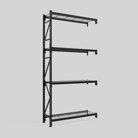 Longspan Metal Shelving - 3100mm High - Add-On Bay - Mesh Shelf