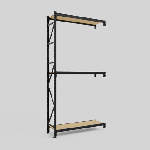 Longspan Metal Shelving - 3100mm High - Add-On Bay - Particleboard Shelf