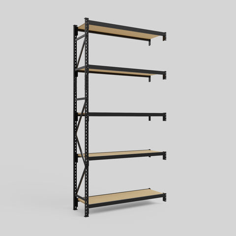 Longspan Metal Shelving - 3100mm High - Add-On Bay - Particleboard Shelf