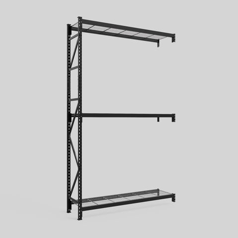 Longspan Metal Shelving - 3100mm High - Add-On Bay - Mesh Shelf
