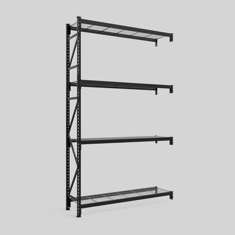 Longspan Metal Shelving - 3100mm High - Add-On Bay - Mesh Shelf