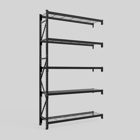 Longspan Metal Shelving - 3100mm High - Add-On Bay - Mesh Shelf