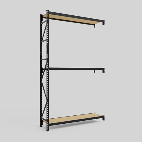 Longspan Metal Shelving - 3100mm High - Add-On Bay - Particleboard Shelf