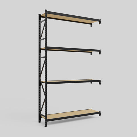 Longspan Metal Shelving - 3100mm High - Add-On Bay - Particleboard Shelf