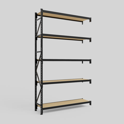Longspan Metal Shelving - 3100mm High - Add-On Bay - Particleboard Shelf