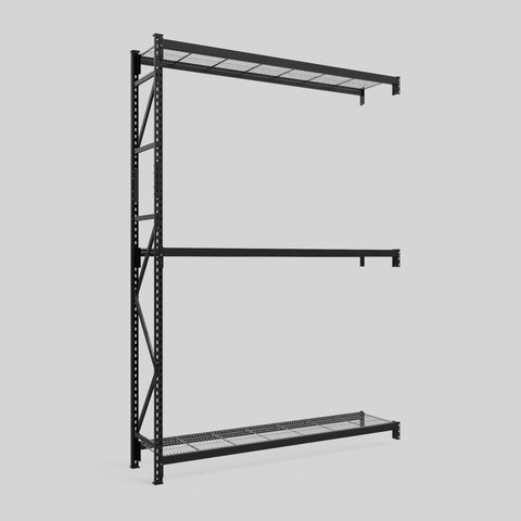 Longspan Metal Shelving - 3100mm High - Add-On Bay - Mesh Shelf