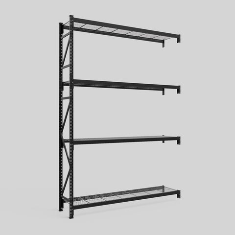 Longspan Metal Shelving - 3100mm High - Add-On Bay - Mesh Shelf