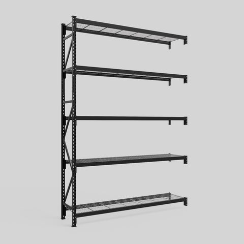 Longspan Metal Shelving - 3100mm High - Add-On Bay - Mesh Shelf