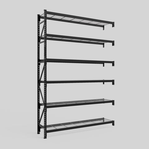 Longspan Metal Shelving - 3100mm High - Add-On Bay - Mesh Shelf