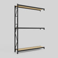Longspan Metal Shelving - 3100mm High - Add-On Bay - Particleboard Shelf