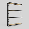 Longspan Metal Shelving - 3100mm High - Add-On Bay - Particleboard Shelf