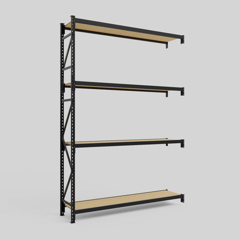 Longspan Metal Shelving - 3100mm High - Add-On Bay - Particleboard Shelf