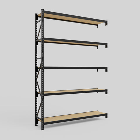 Longspan Metal Shelving - 3100mm High - Add-On Bay - Particleboard Shelf