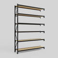Longspan Metal Shelving - 3100mm High - Add-On Bay - Particleboard Shelf