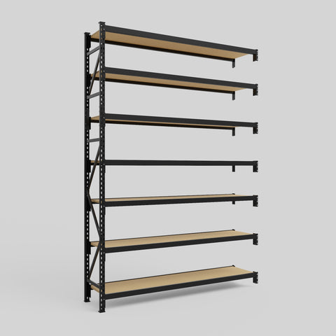Longspan Metal Shelving - 3100mm High - Add-On Bay - Particleboard Shelf