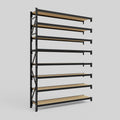 Longspan Metal Shelving - 3100mm High - Add-On Bay - Particleboard Shelf