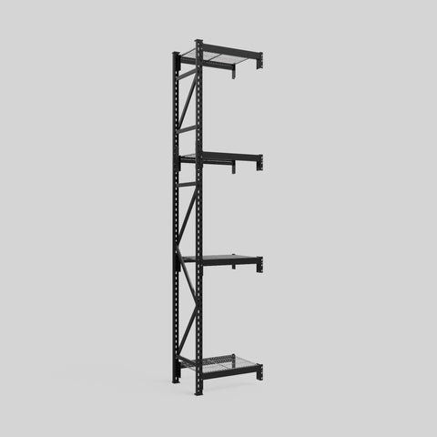 Longspan Metal Shelving - 3100mm High - Add-On Bay - Mesh Shelf