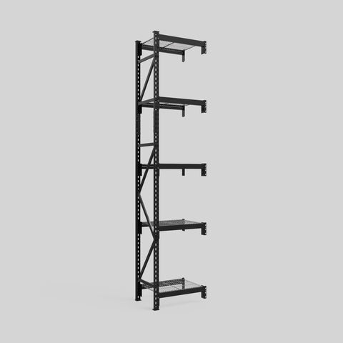 Longspan Metal Shelving - 3100mm High - Add-On Bay - Mesh Shelf