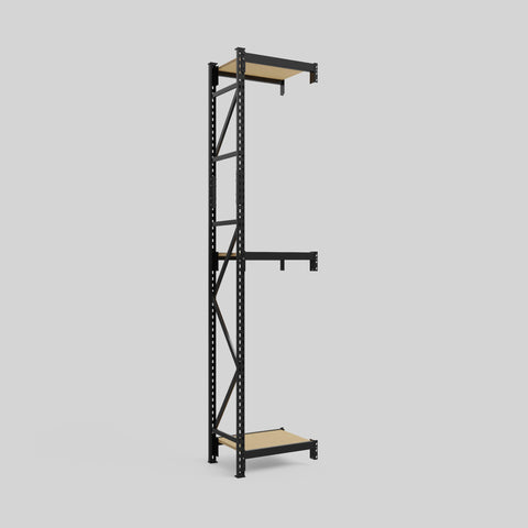 Longspan Metal Shelving - 3100mm High - Add-On Bay - Particleboard Shelf