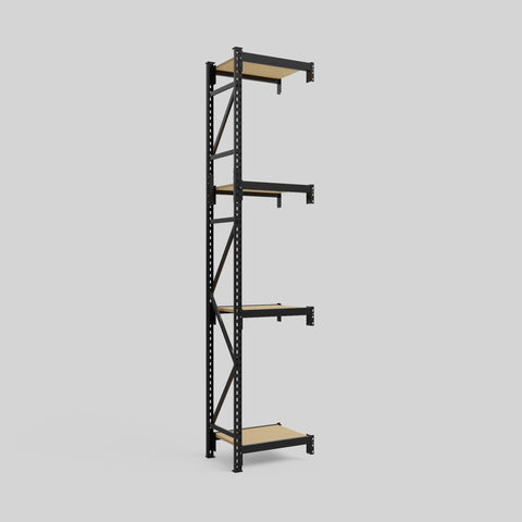Longspan Metal Shelving - 3100mm High - Add-On Bay - Particleboard Shelf