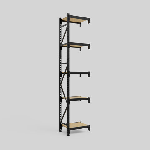 Longspan Metal Shelving - 3100mm High - Add-On Bay - Particleboard Shelf