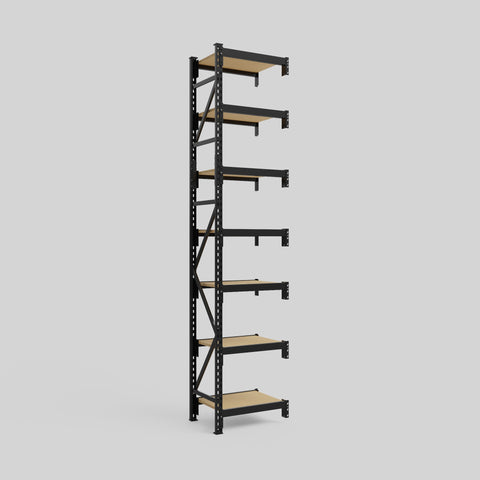 Longspan Metal Shelving - 3100mm High - Add-On Bay - Particleboard Shelf