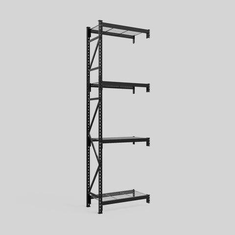 Longspan Metal Shelving - 3100mm High - Add-On Bay - Mesh Shelf