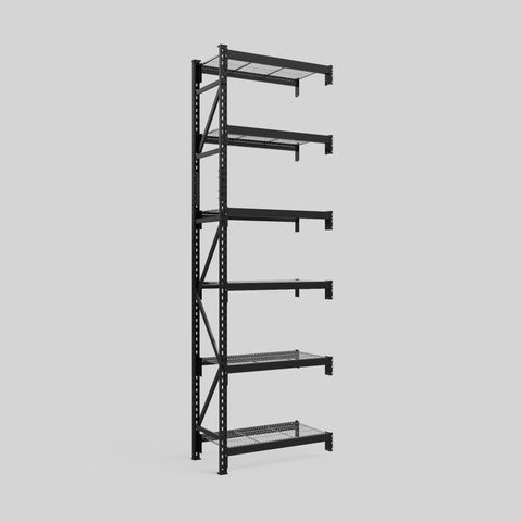 Longspan Metal Shelving - 3100mm High - Add-On Bay - Mesh Shelf