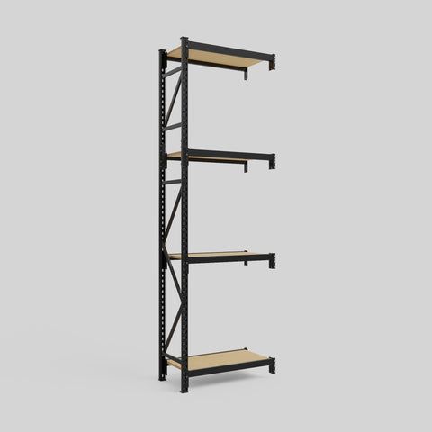 Longspan Metal Shelving - 3100mm High - Add-On Bay - Particleboard Shelf